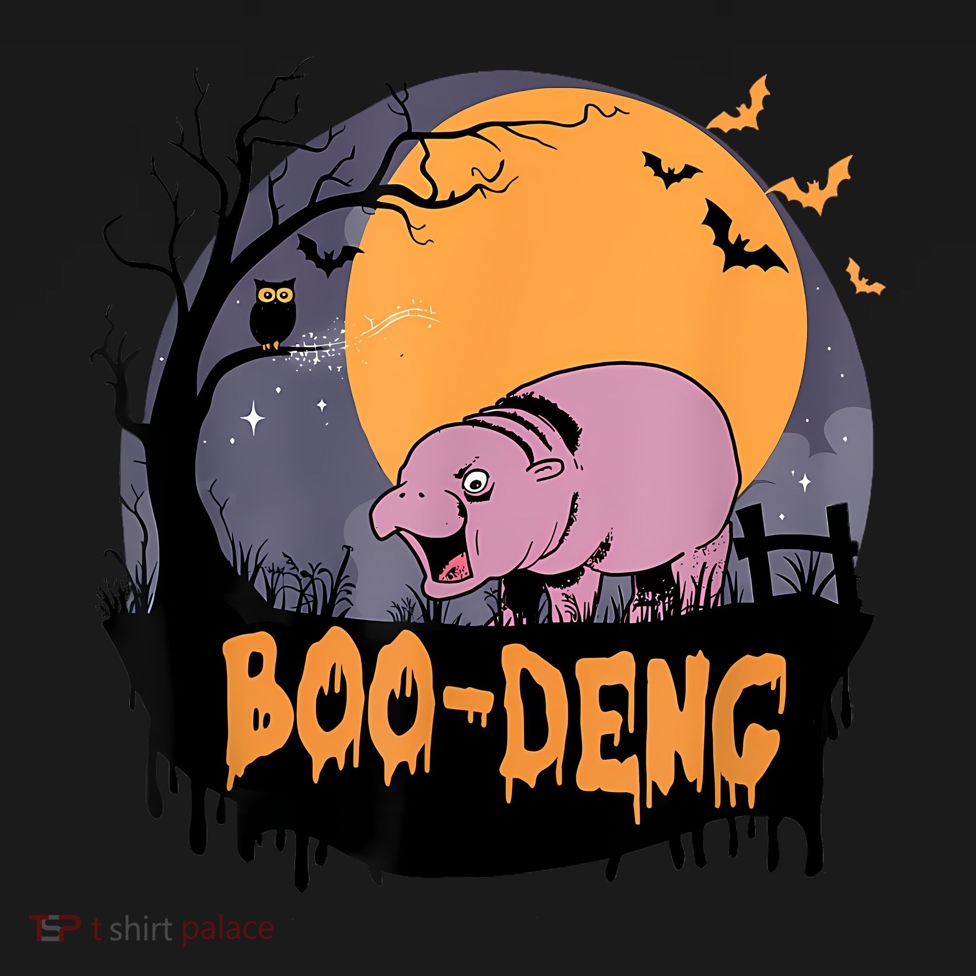 Moo Deng Halloween Boo Deng Halloween Tote Bag