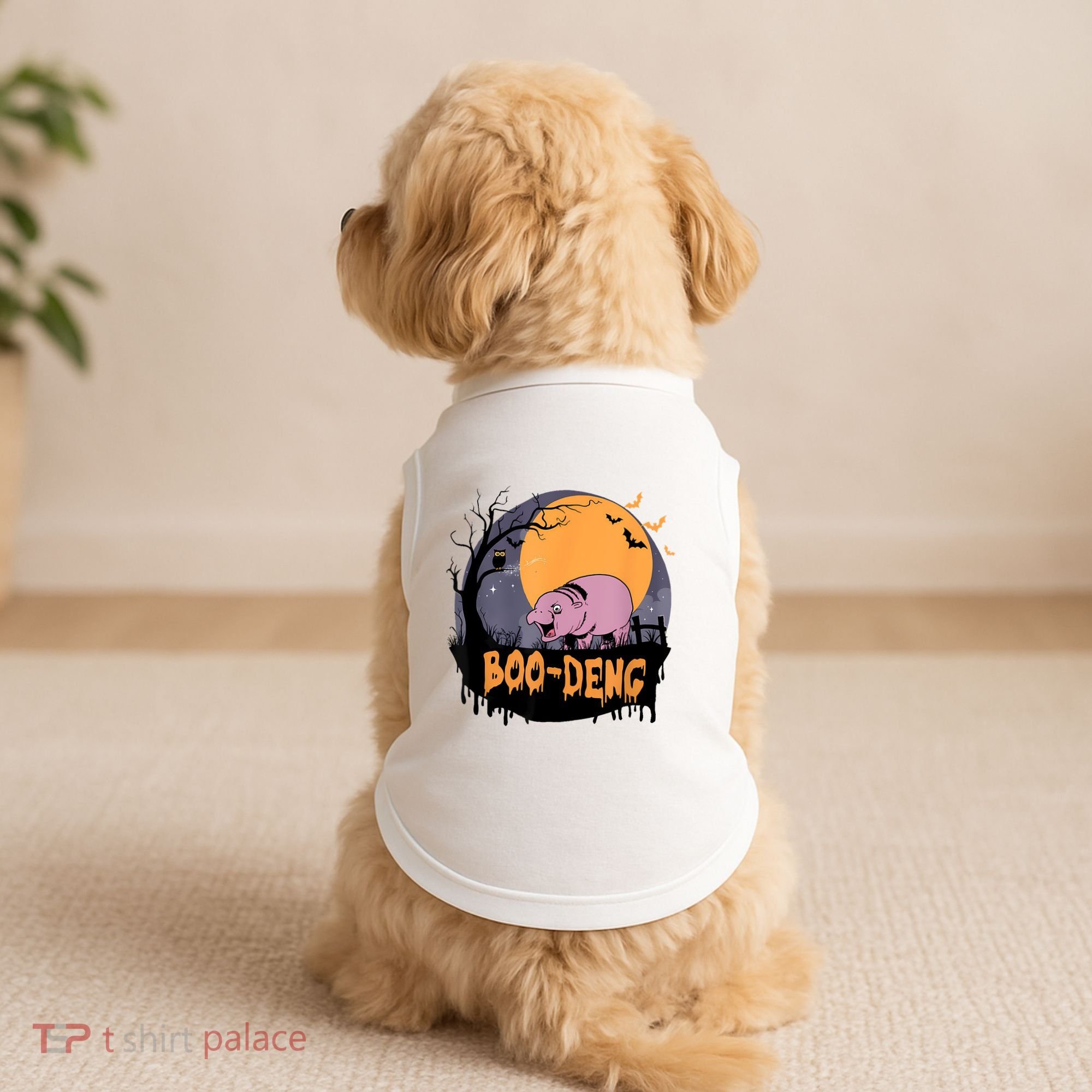 Moo Deng Halloween Boo Deng Halloween Doggie Tank