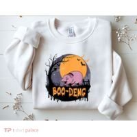 Moo Deng Halloween Boo Deng Halloween Sweatshirt thumb 2