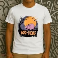 Moo Deng Halloween Boo Deng Halloween T-Shirt thumb 3