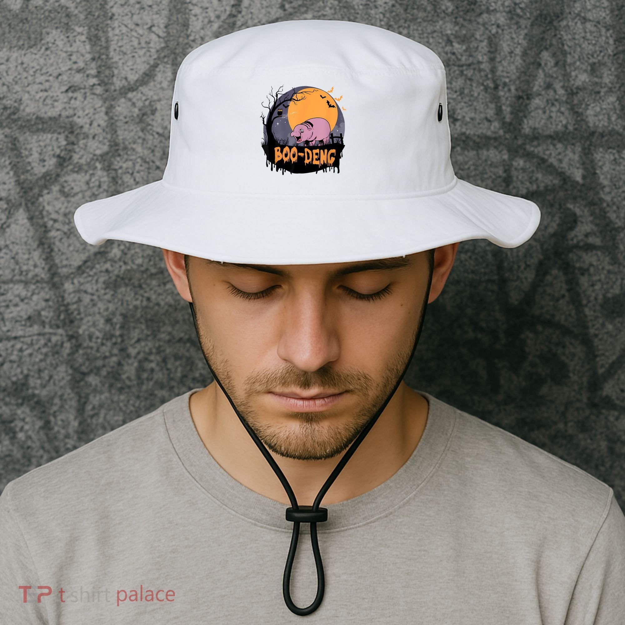 Moo Deng Halloween Boo Deng Halloween Bucket Hat