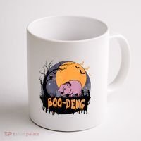 Moo Deng Halloween Boo Deng Halloween Coffee Mug thumb 1