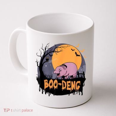Moo Deng Halloween Boo Deng Halloween Coffee Mug