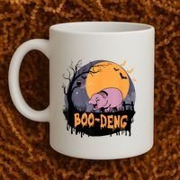 Moo Deng Halloween Boo Deng Halloween Coffee Mug thumb 2