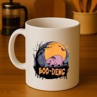 Moo Deng Halloween Boo Deng Halloween Coffee Mug thumb 4