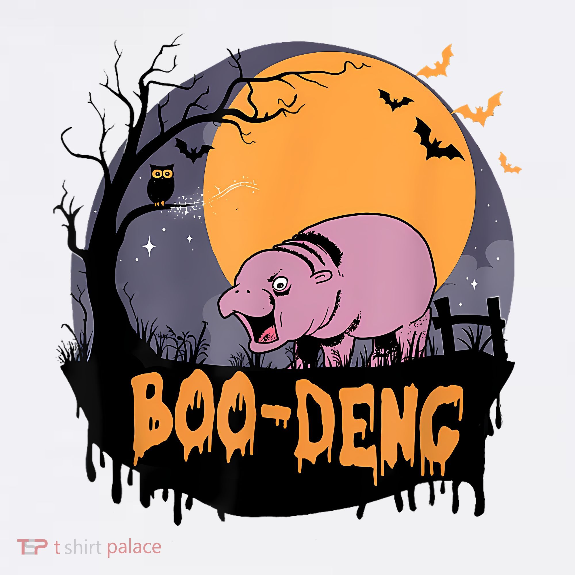 Moo Deng Halloween Boo Deng Halloween Women's Hoodie