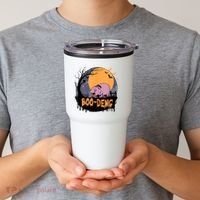 Moo Deng Halloween Boo Deng Halloween Tumbler thumb 2