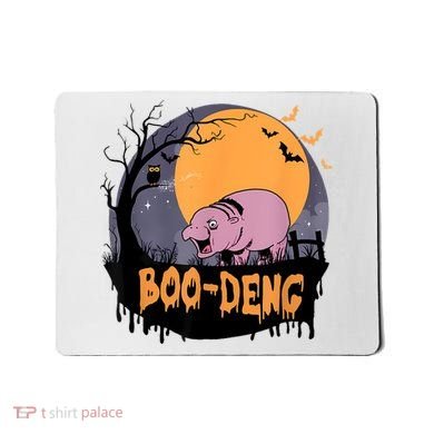 Moo Deng Halloween Boo Deng Halloween Mousepad