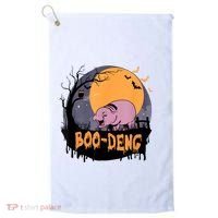 Moo Deng Halloween Boo Deng Halloween Golf Towel thumb 0