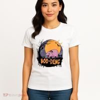 Moo Deng Halloween Boo Deng Halloween Women's T-Shirt thumb 4