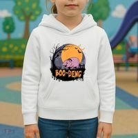 Moo Deng Halloween Boo Deng Halloween Kids Hoodie thumb 3