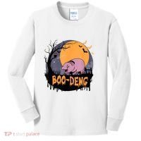 Moo Deng Halloween Boo Deng Halloween Kids Long Sleeve Shirt thumb 0