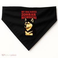 My Dog Hates Zohran Mamdani USA-Made Doggie Bandana thumb 0