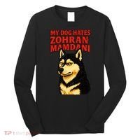 My Dog Hates Zohran Mamdani Long Sleeve Shirt thumb 0