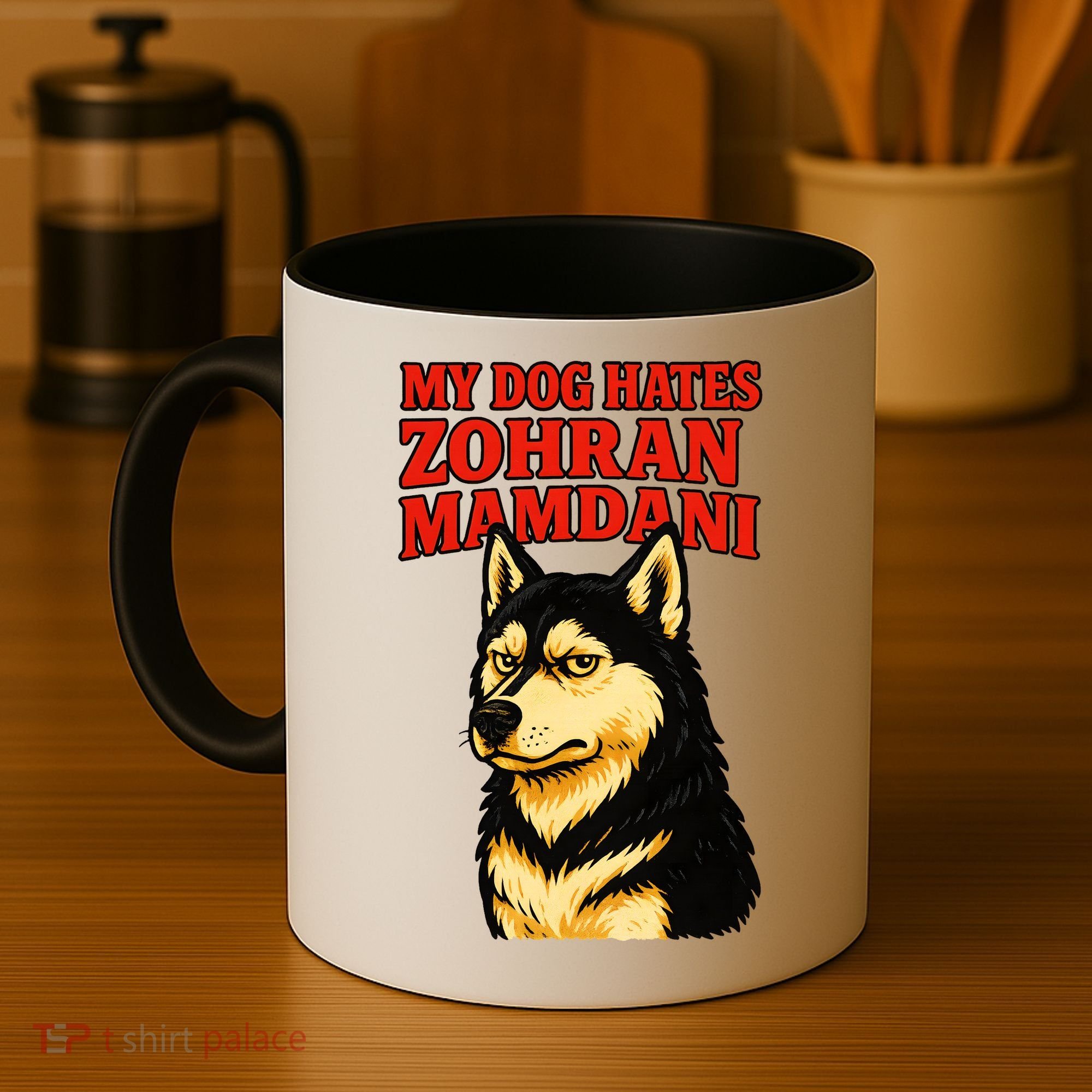 My Dog Hates Zohran Mamdani Coffee Mug