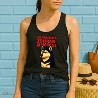My Dog Hates Zohran Mamdani Women's Tank Top thumb 2