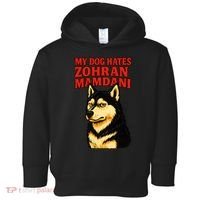 My Dog Hates Zohran Mamdani Toddler Hoodie thumb 0