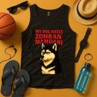 My Dog Hates Zohran Mamdani Tank Top thumb 4