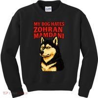My Dog Hates Zohran Mamdani Kids Sweatshirt thumb 0