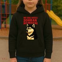 My Dog Hates Zohran Mamdani Kids Hoodie thumb 3