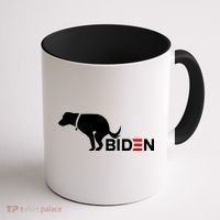 My Dog Hates Biden Funny Anti Biden Coffee Mug thumb 1