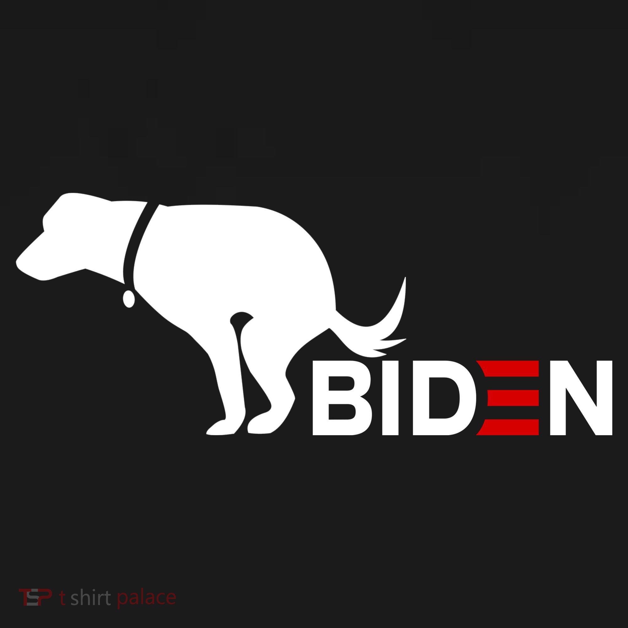 My Dog Hates Biden Funny Anti Biden Ornament