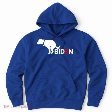 My Dog Hates Biden Funny Anti Biden Hoodie