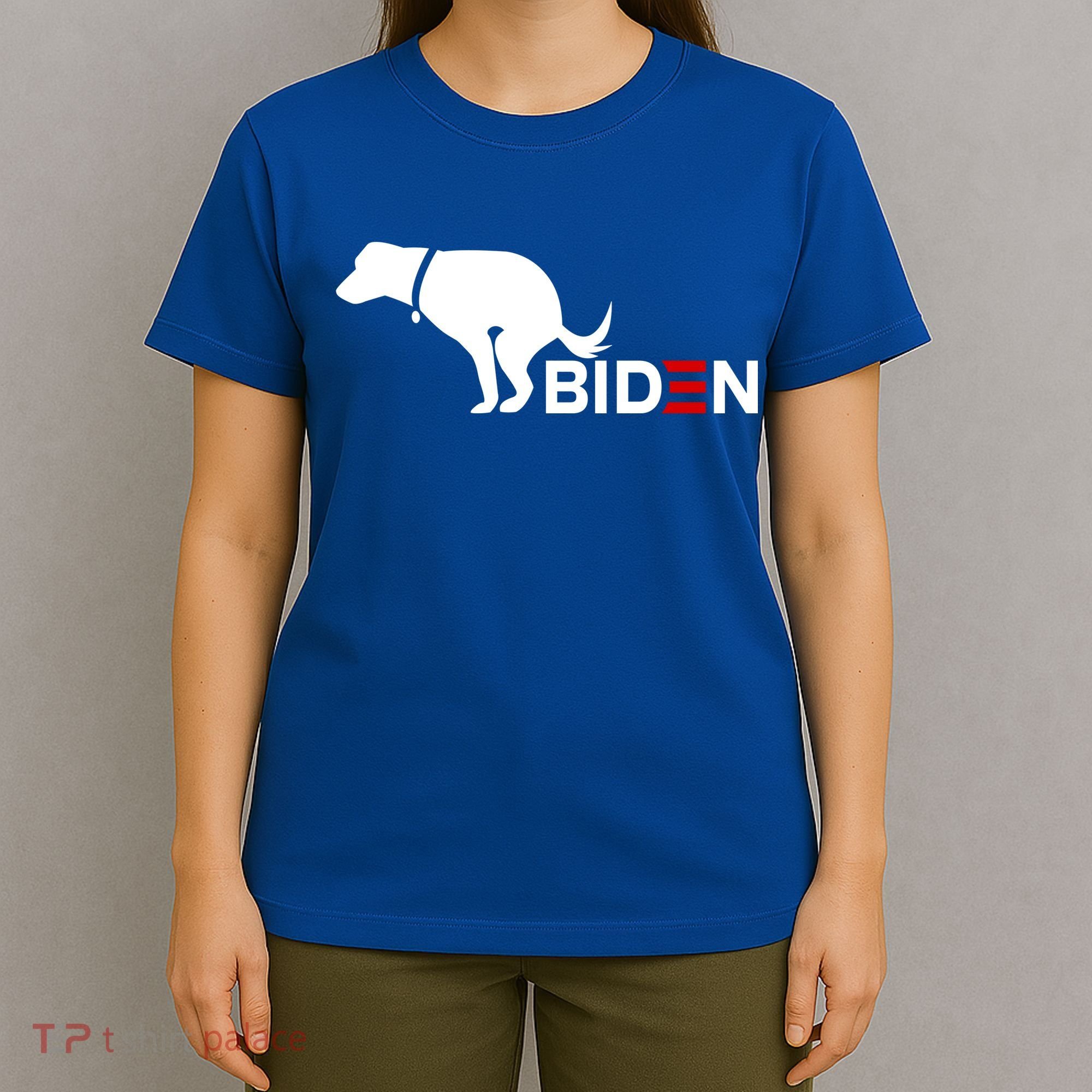 My Dog Hates Biden Funny Anti Biden T-Shirt