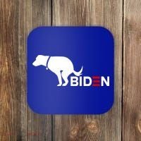 My Dog Hates Biden Funny Anti Biden Coaster thumb 0