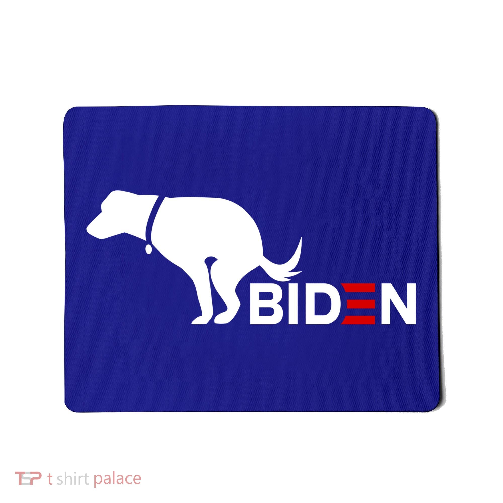 My Dog Hates Biden Funny Anti Biden Mousepad