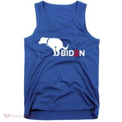 My Dog Hates Biden Funny Anti Biden Tank Top