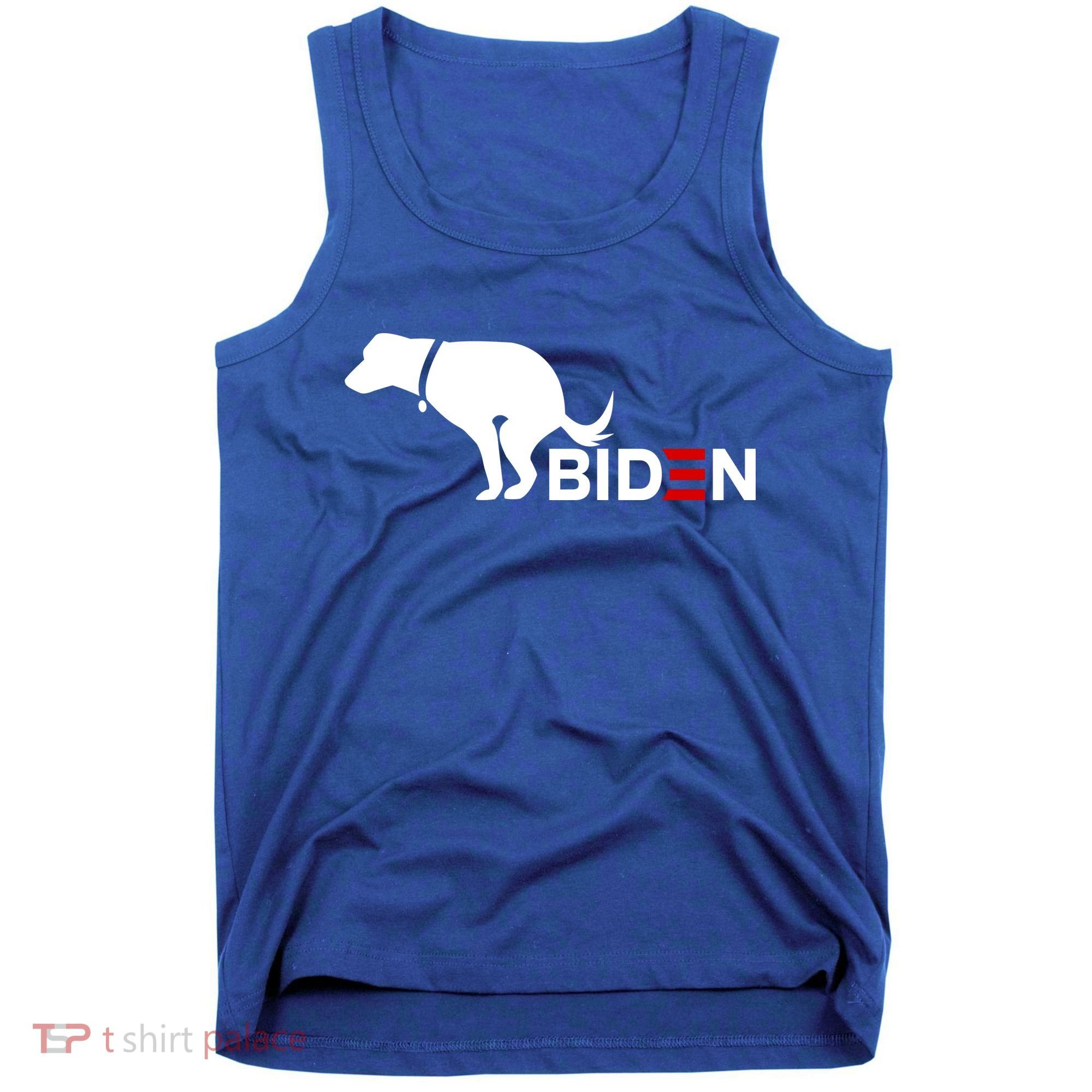 My Dog Hates Biden Funny Anti Biden Tank Top