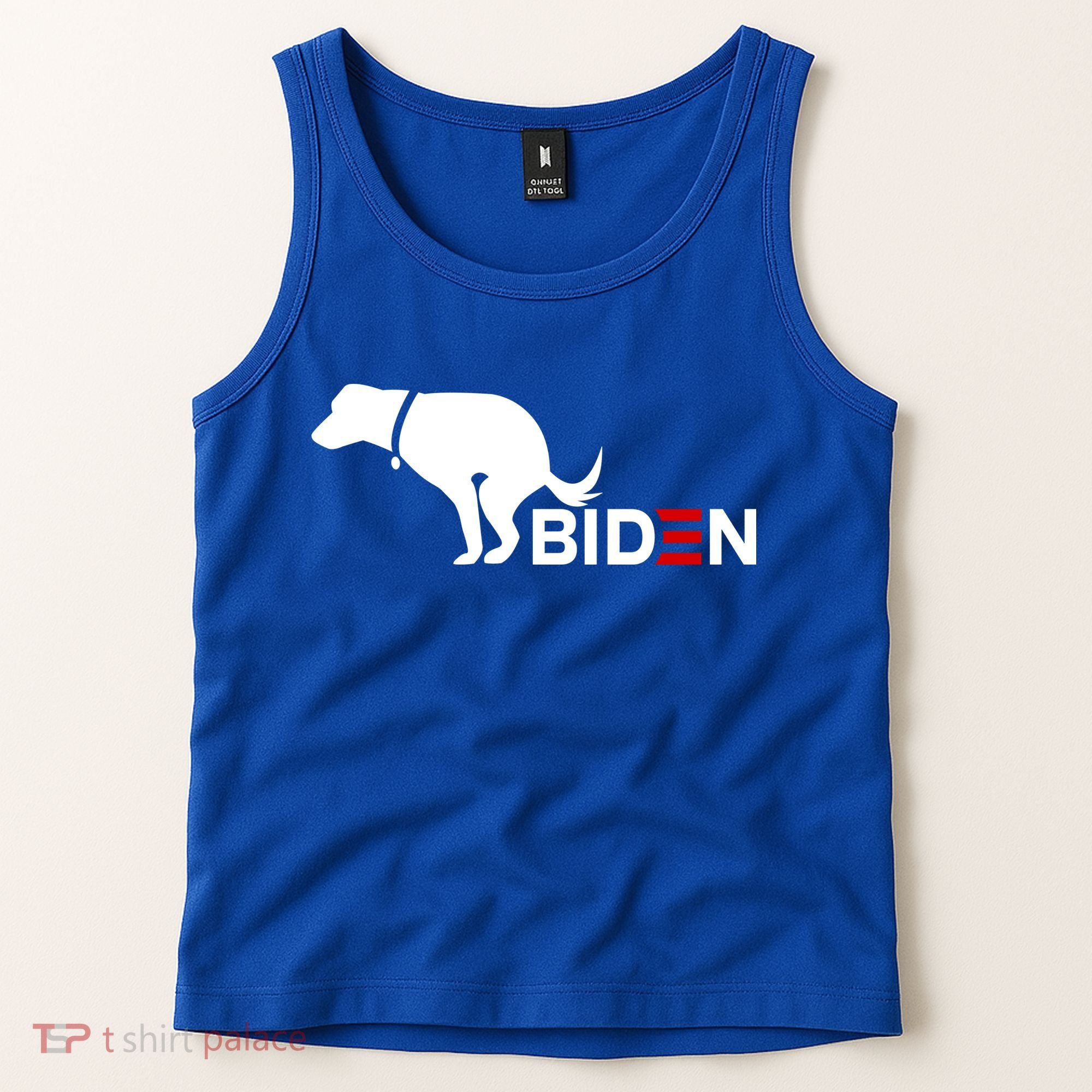 My Dog Hates Biden Funny Anti Biden Tank Top