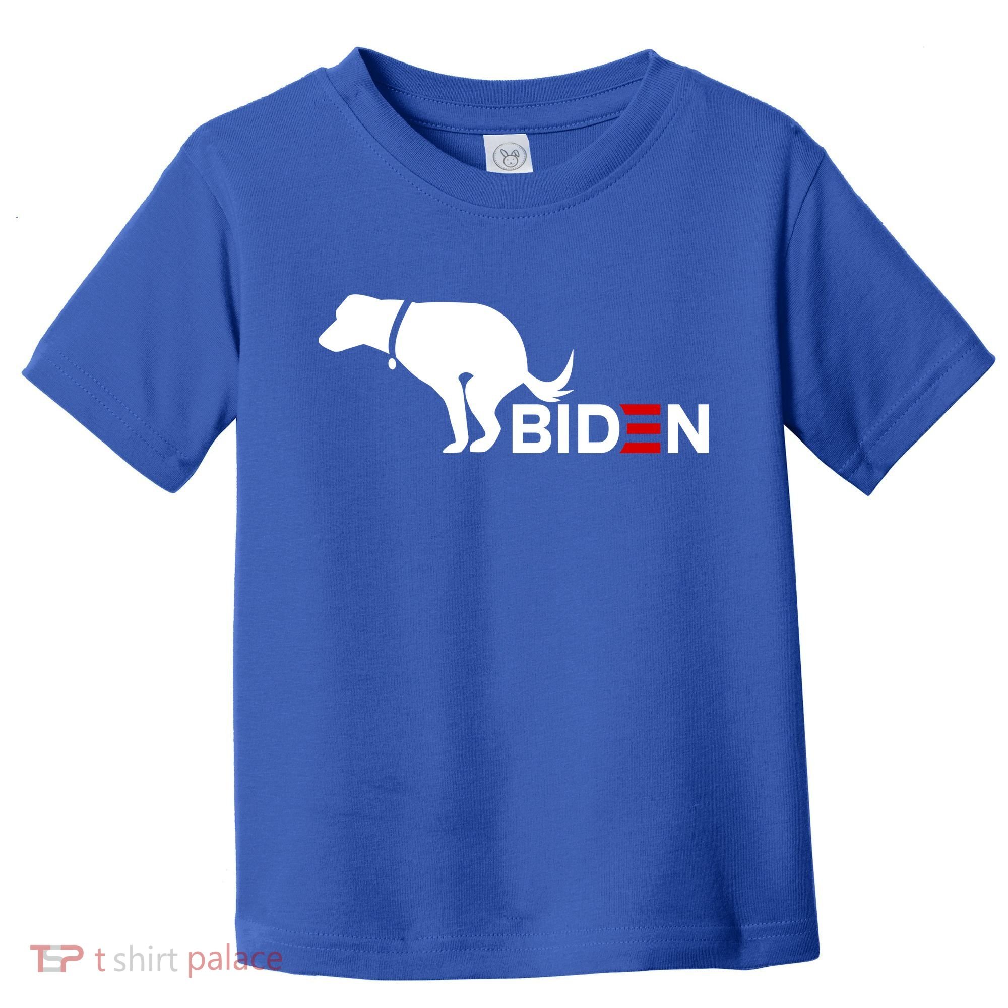 My Dog Hates Biden Funny Anti Biden Toddler T-Shirt