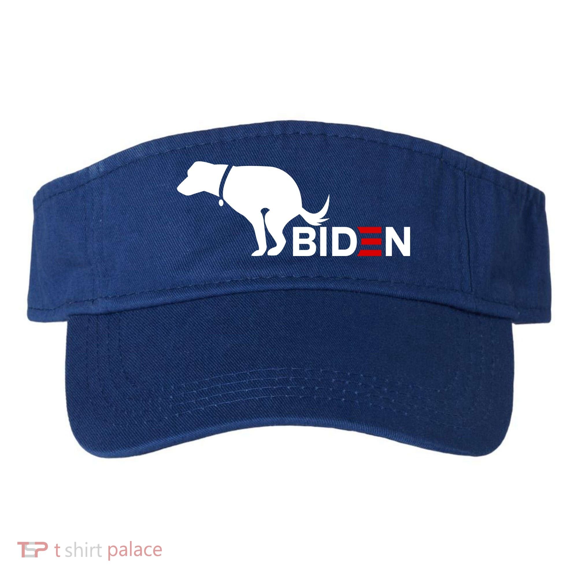 My Dog Hates Biden Funny Anti Biden Visor