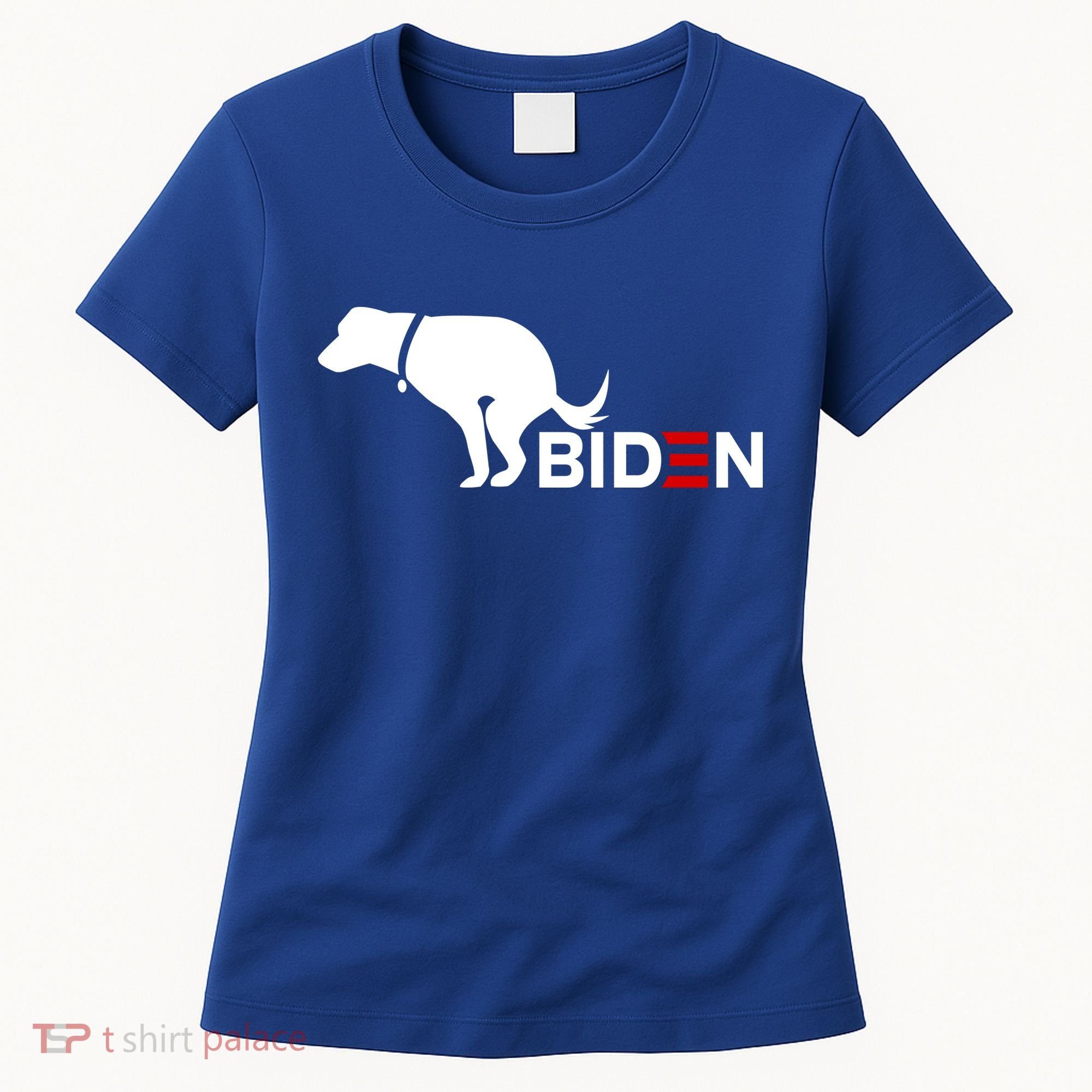 My Dog Hates Biden Funny Anti Biden Women's T-Shirt