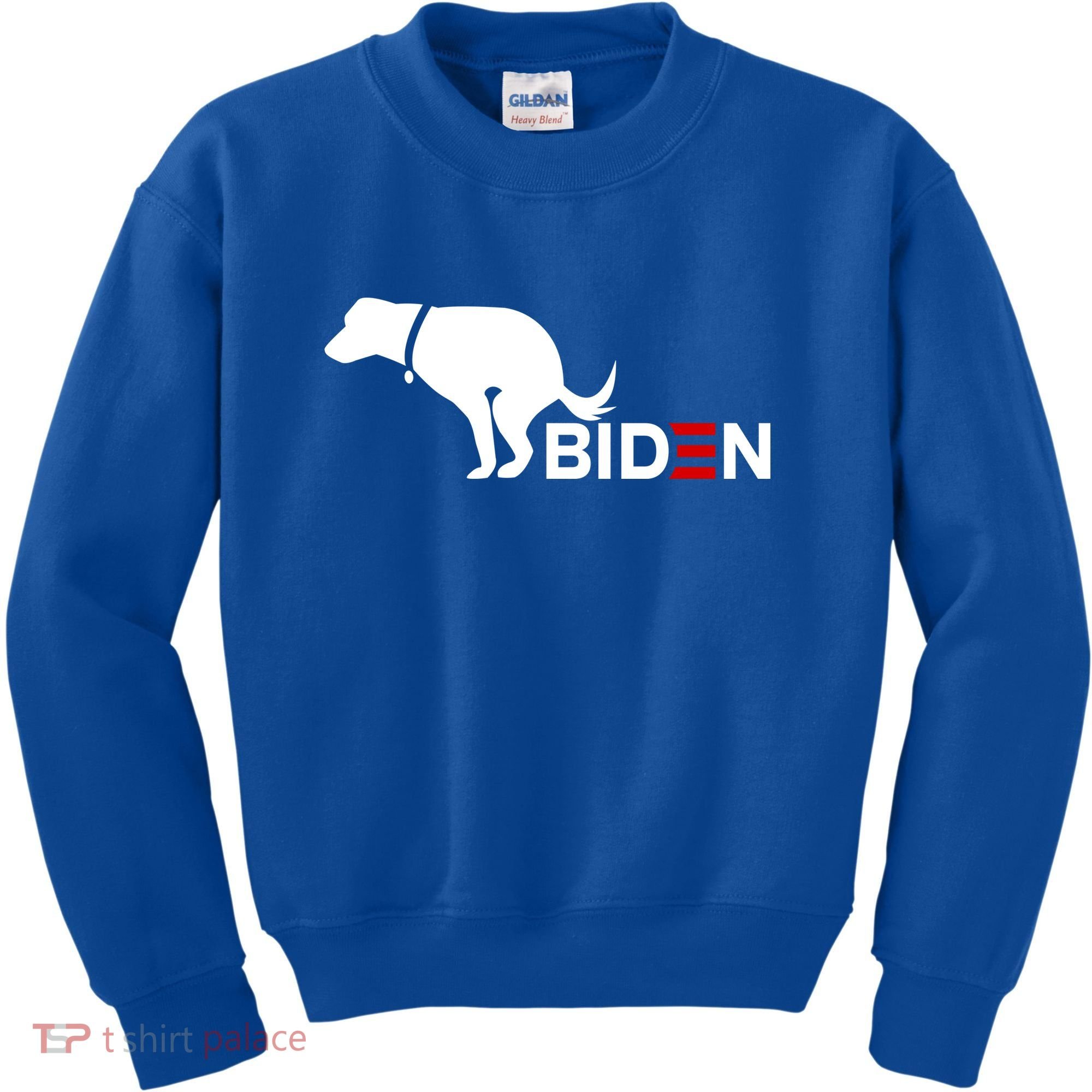 My Dog Hates Biden Funny Anti Biden Kids Sweatshirt