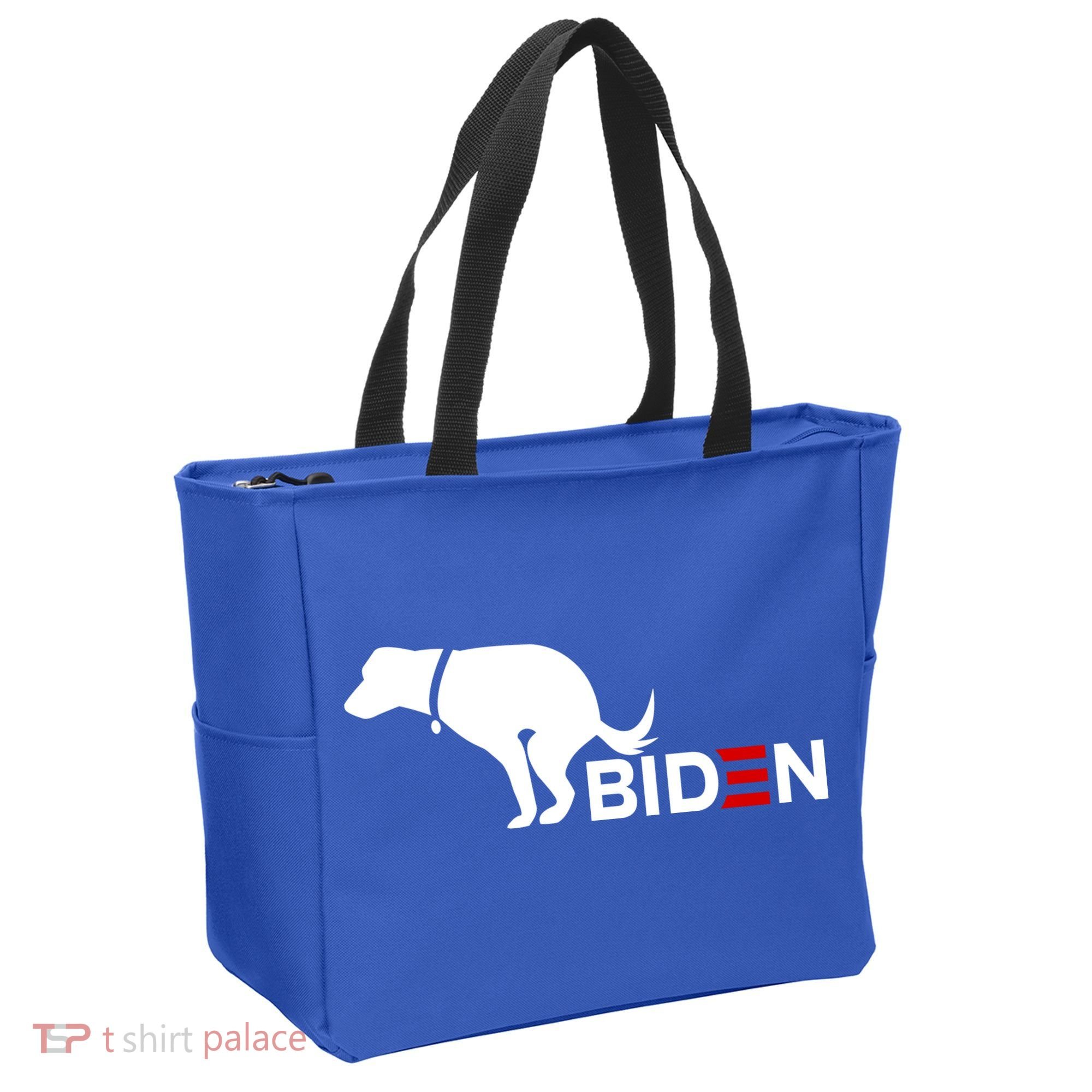 My Dog Hates Biden Funny Anti Biden Tote Bag
