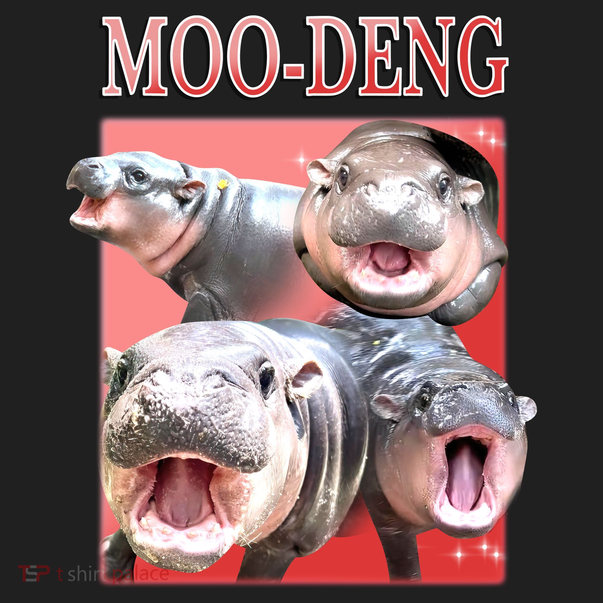 Moo Deng Hippo Meme Funny Women's Sweatshirt