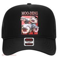 Moo Deng Hippo Meme Funny Hat thumb 0