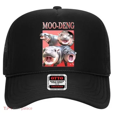 Moo Deng Hippo Meme Funny Hat
