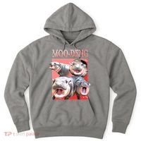 Moo Deng Hippo Meme Funny Hoodie thumb 0