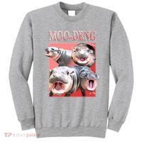 Moo Deng Hippo Meme Funny Sweatshirt thumb 0