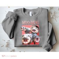 Moo Deng Hippo Meme Funny Sweatshirt thumb 2