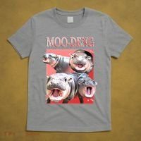Moo Deng Hippo Meme Funny T-Shirt thumb 5