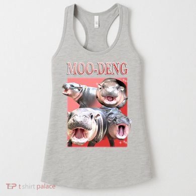 Moo Deng Hippo Meme Funny Women's Tank Top