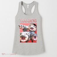 Moo Deng Hippo Meme Funny Women's Tank Top thumb 0