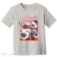 Moo Deng Hippo Meme Funny Toddler T-Shirt thumb 0