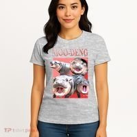 Moo Deng Hippo Meme Funny Women's T-Shirt thumb 4