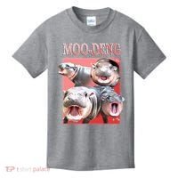 Moo Deng Hippo Meme Funny Kids T-Shirt thumb 0